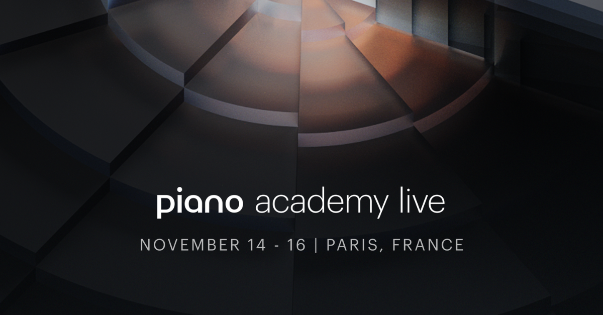 Piano Academy Live • November 14 - 16, 2023 • Paris, France